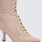 Blaze Blush Knee High Pointed Boxing Heeled Boot