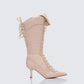 Blaze Blush Knee High Pointed Boxing Heeled Boot