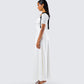 Braelyn White Maxi Dress