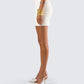 Branca Ivory Mini Skirt