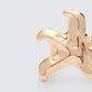 Brisae Gold Starfish Ring - close up detail