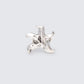 Brisae Silver Starfish Ring