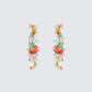 Brynja Summer Florals Chandelier Earrings