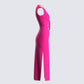 Calliope Hot Pink Midi Dress