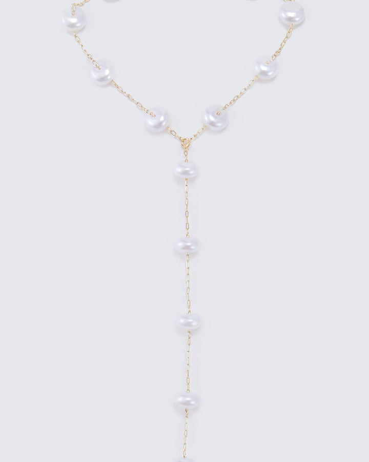 Callista Gold Pearl Bead Hand Harness