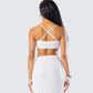 Carly White Beaded Bandeau Top