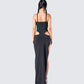 Carrie Black Cut Out Dress