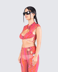Carter Multi Print Top