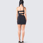 Cecily Black Mini Dress