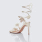 Celeste Ivory Pearl Spiral Sandal