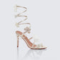 Celeste Ivory Pearl Spiral Sandal