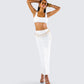 Cerelina White Jersey Maxi Skirt