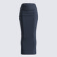 Charlize Navy Maxi Skirt