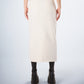 Chell White Denim Maxi Skirt