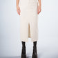 Chell White Denim Maxi Skirt