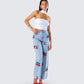 Cheri Cherry Blue Denim Jean