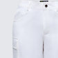 Chima White Cargo Twill Pant