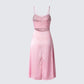 Chrishell Satin Cut Out Midi Dress