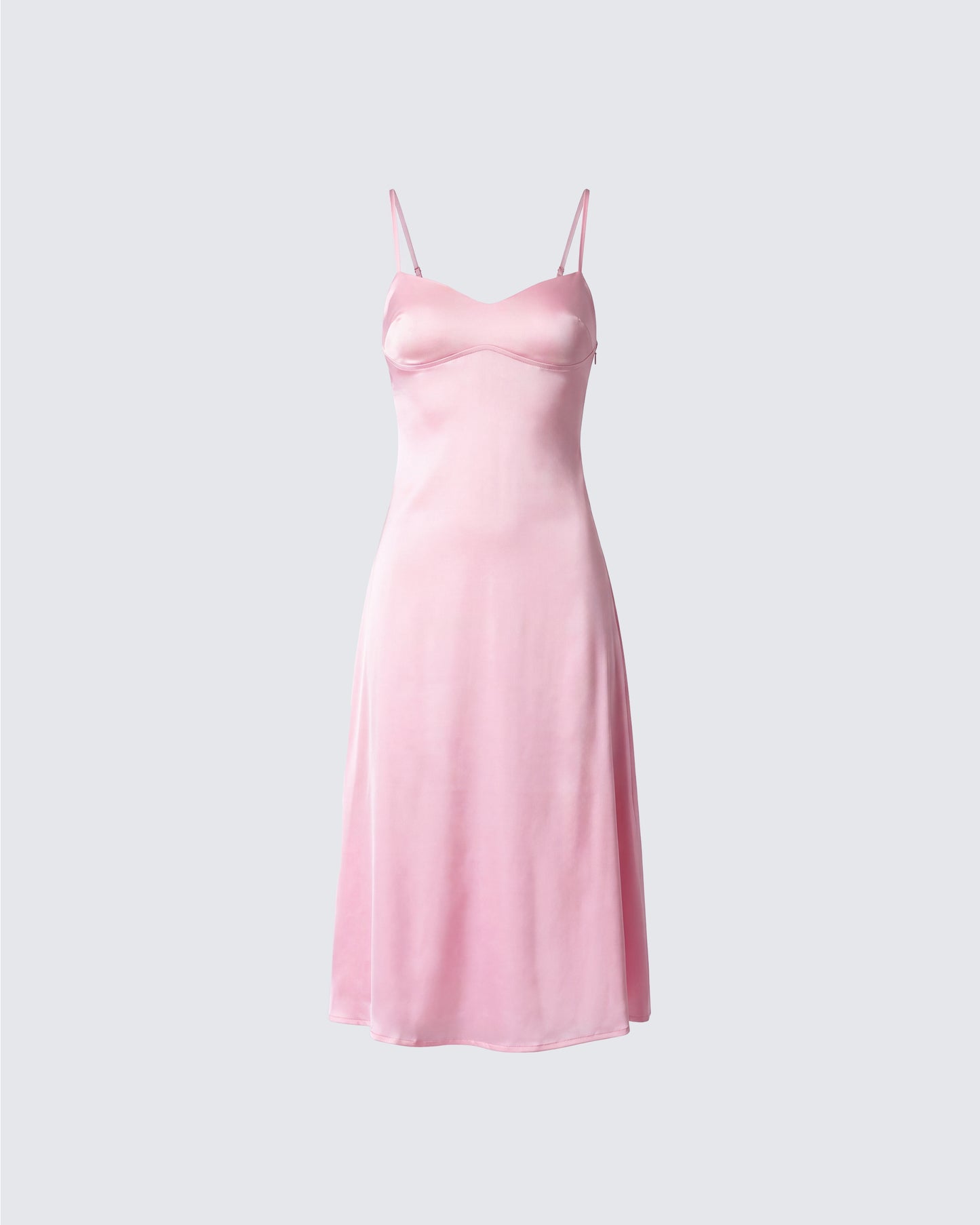 Chrishell Satin Cut Out Midi Dress