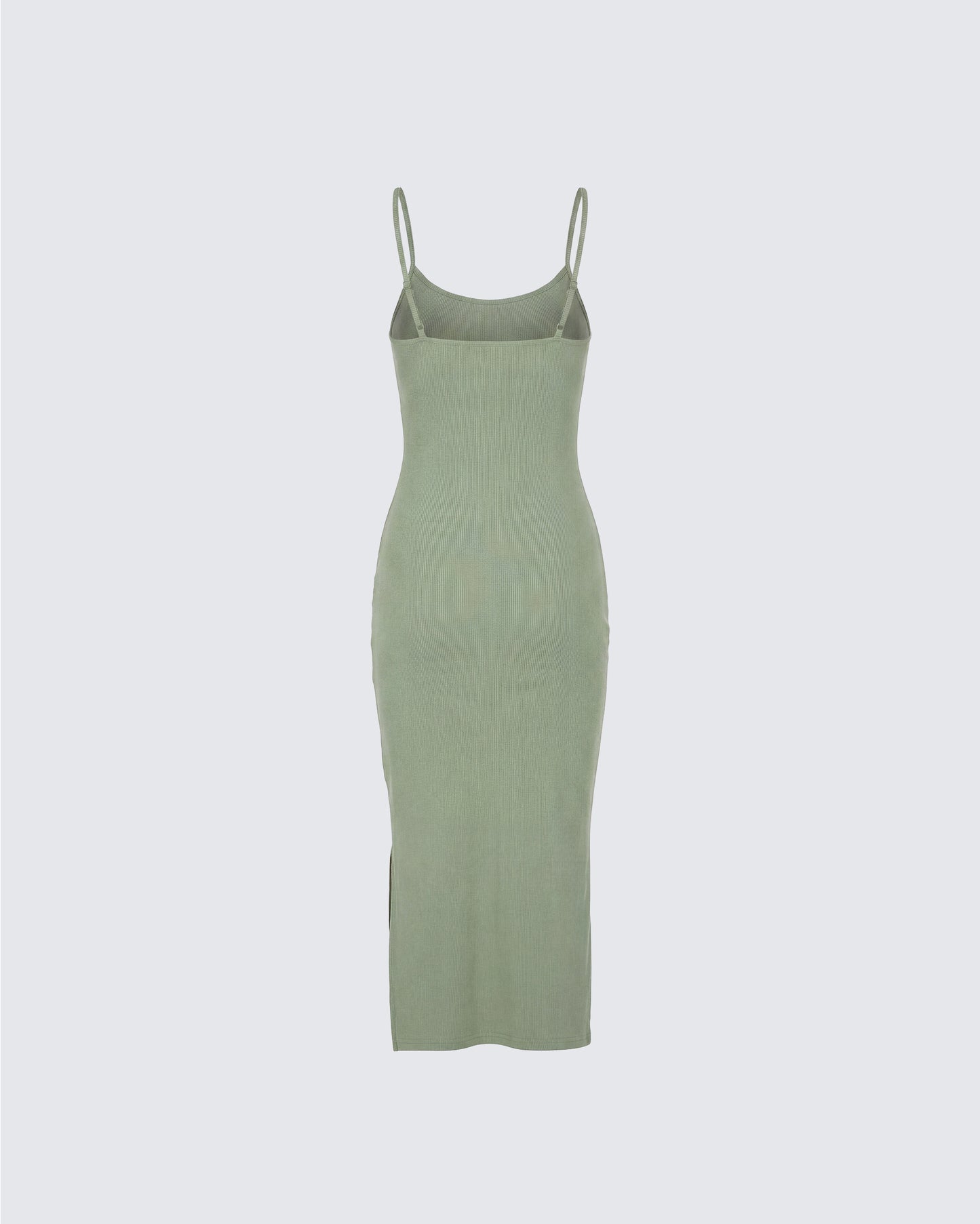 Christa Sage Rib Midi Dress