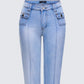 Christie Blue Mid Rise Jeans