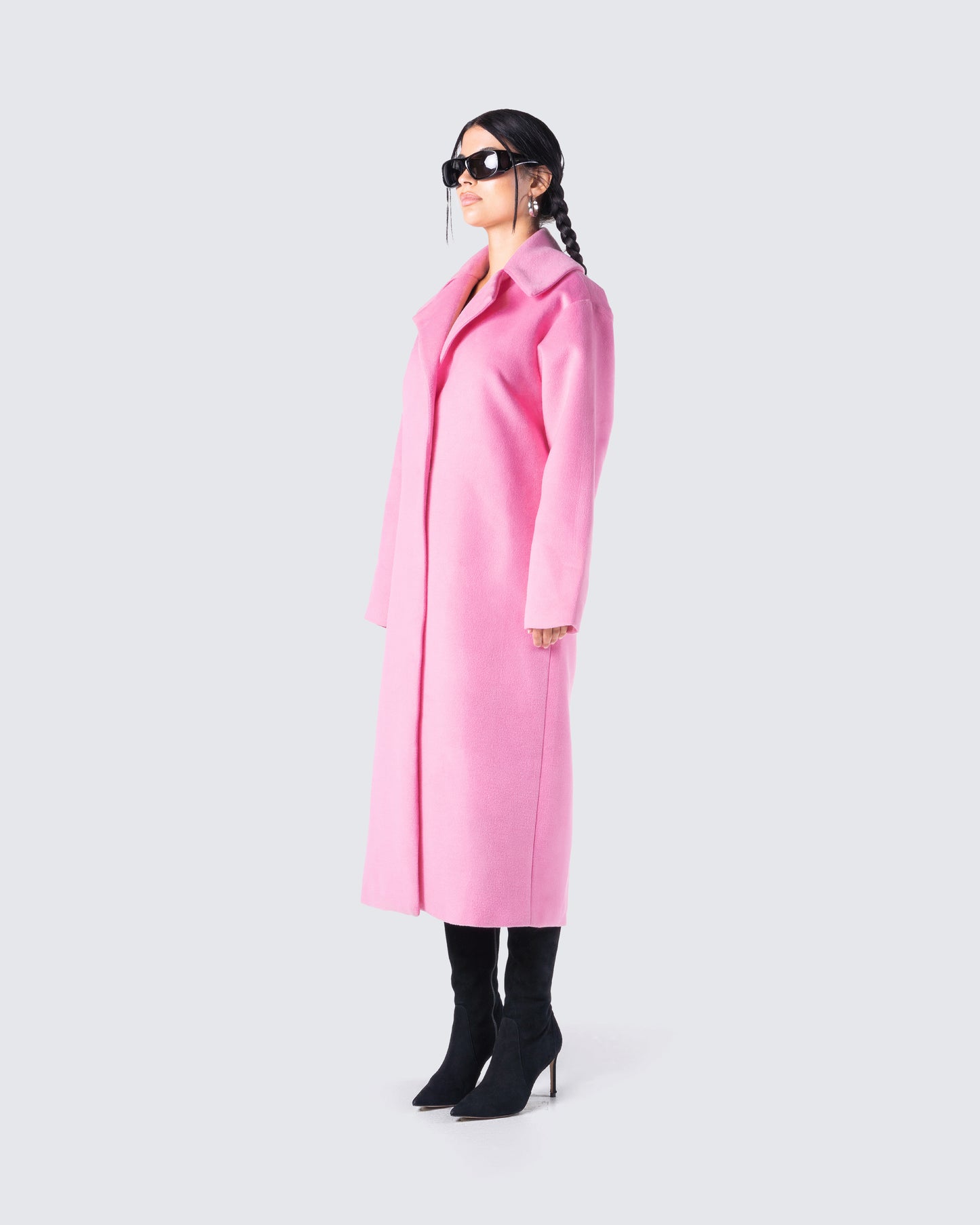 Clara Pink Oversized Coat