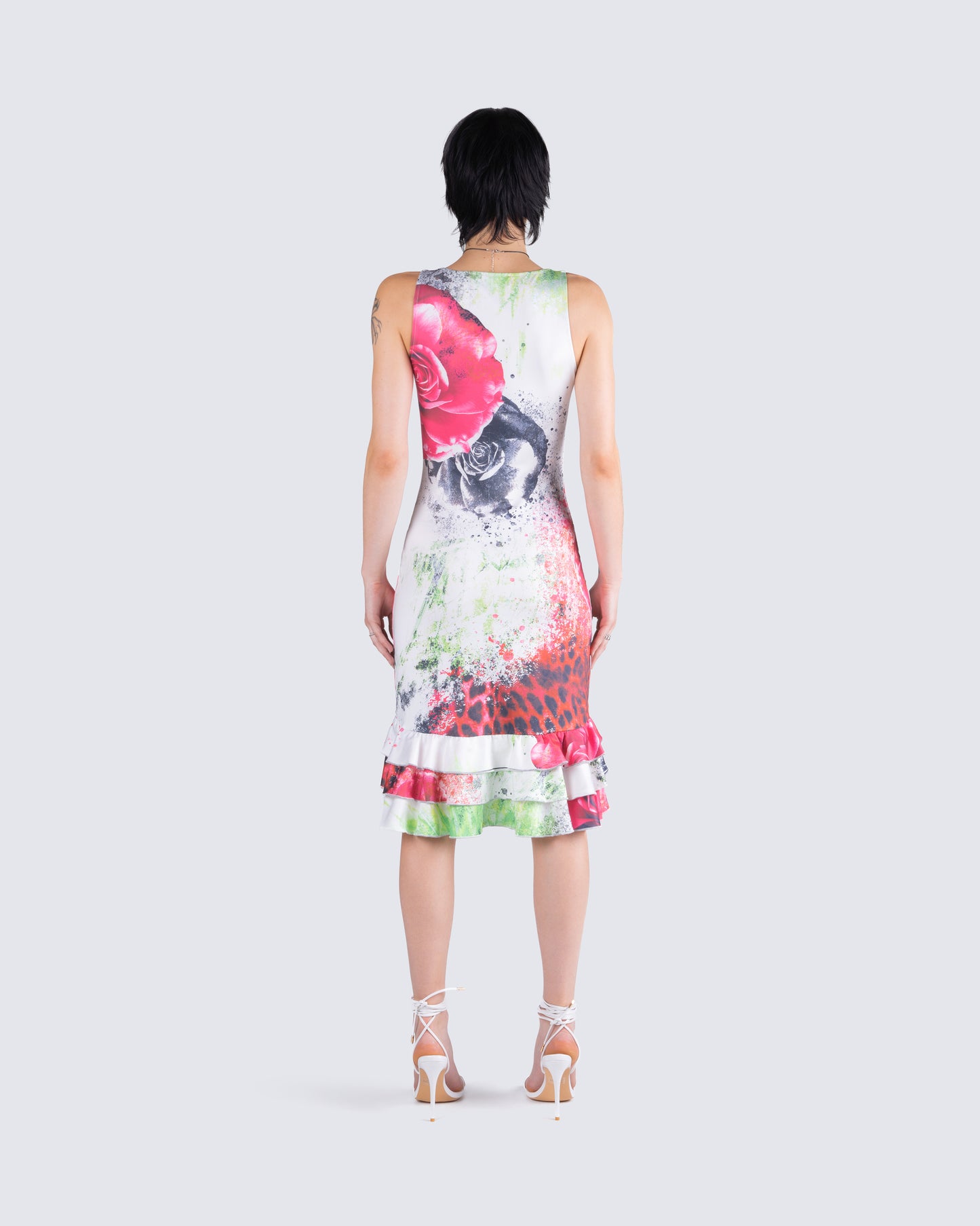 Clarice Floral Print Dress