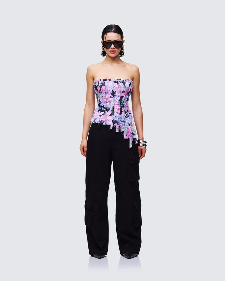 Claudette Black Cargo Set model front