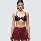 Clove Black Lace Bra Top model front