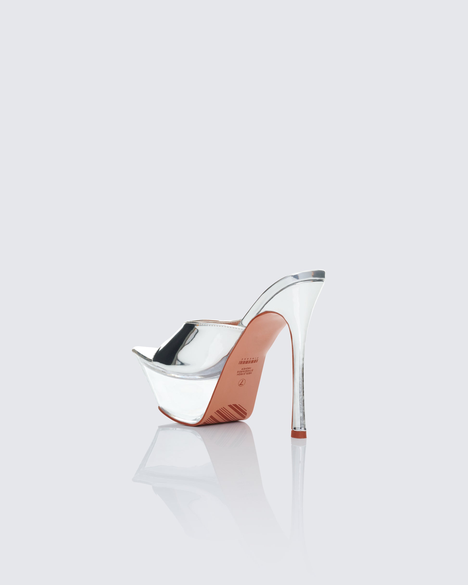Women's platform heels styled on model – FINESSE