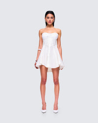 Connie White Mini Dress
