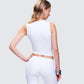 Cora White Jersey Heart Detail Top