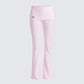 Corah Pink Knit Fold Over Leggings