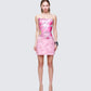 Women's pink dress front view – FINESSE