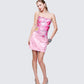 Women's pink dress close-up detail – FINESSE