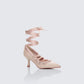 Dahlia Blush Lace up Ballet Pump
