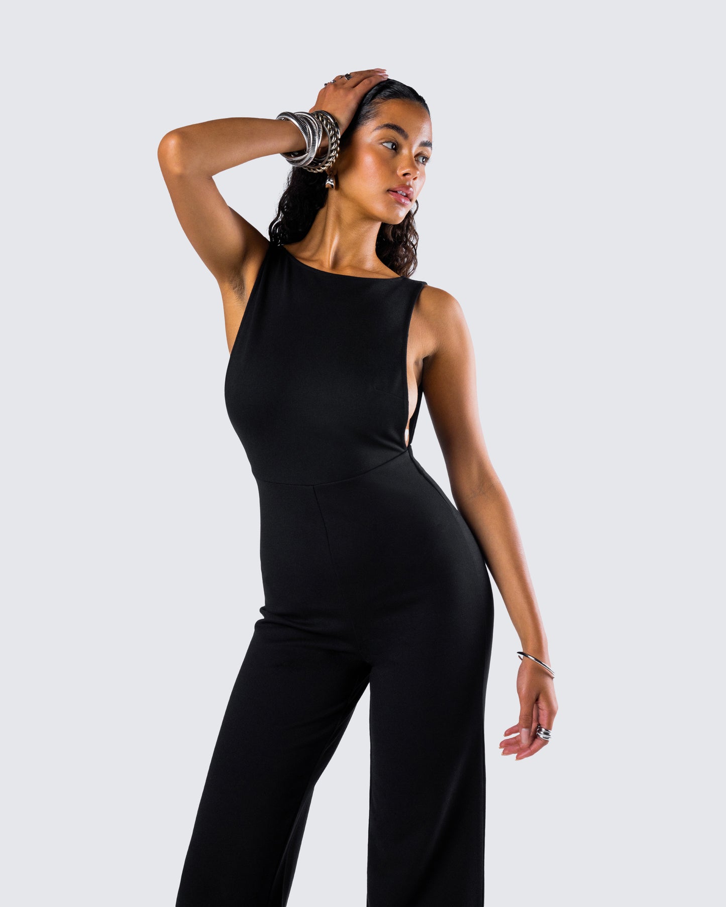 Damira Black Maxi Jumpsuit