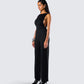 Damira Black Maxi Jumpsuit