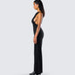 Damira Black Maxi Jumpsuit