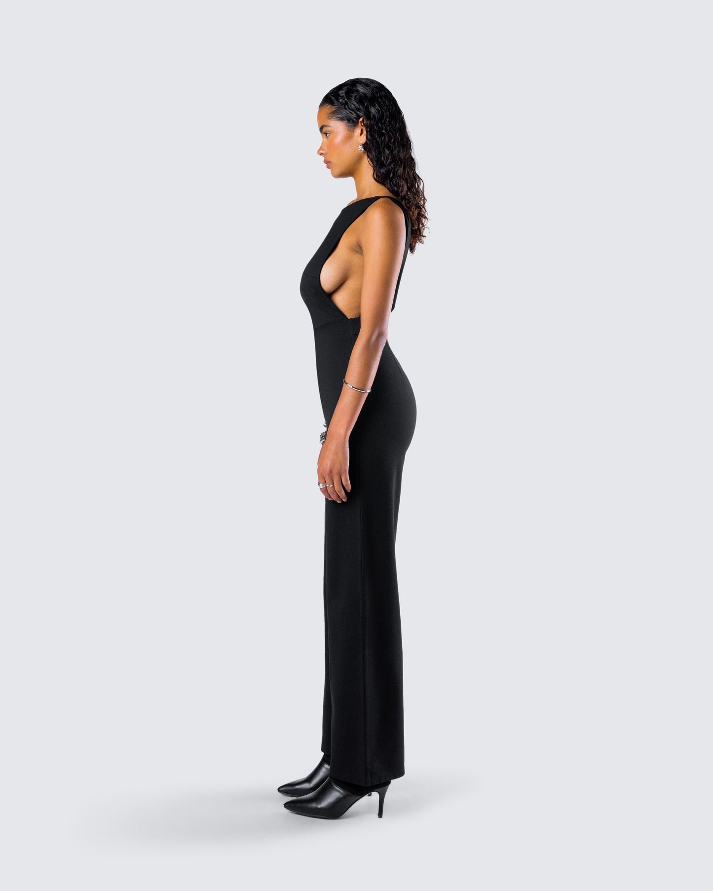 Damira Black Maxi Jumpsuit