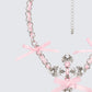 Silver necklace front view – FINESSE