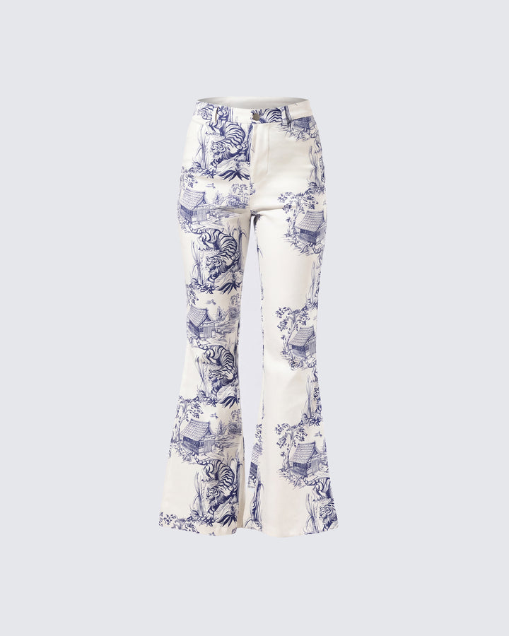 Hose mit Dawn-Tiger-Print