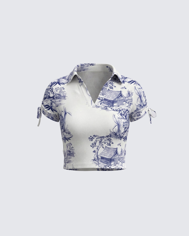 Oberteil mit Dawn-Tiger-Print