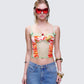 Devi Multi Print Corset Top