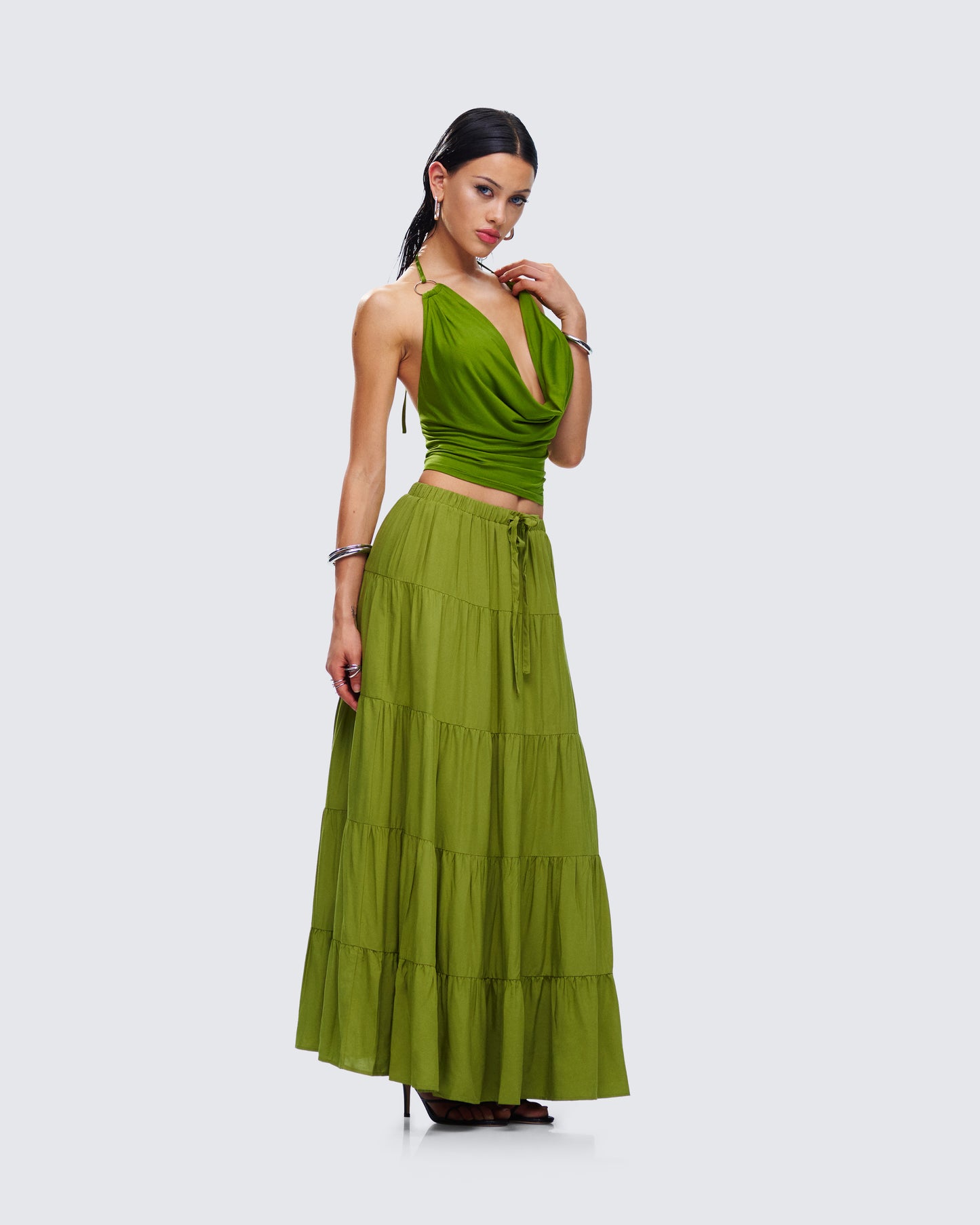 Didi Green Maxi Set