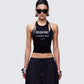 Dido Black Cutaway Graphic Tank model front