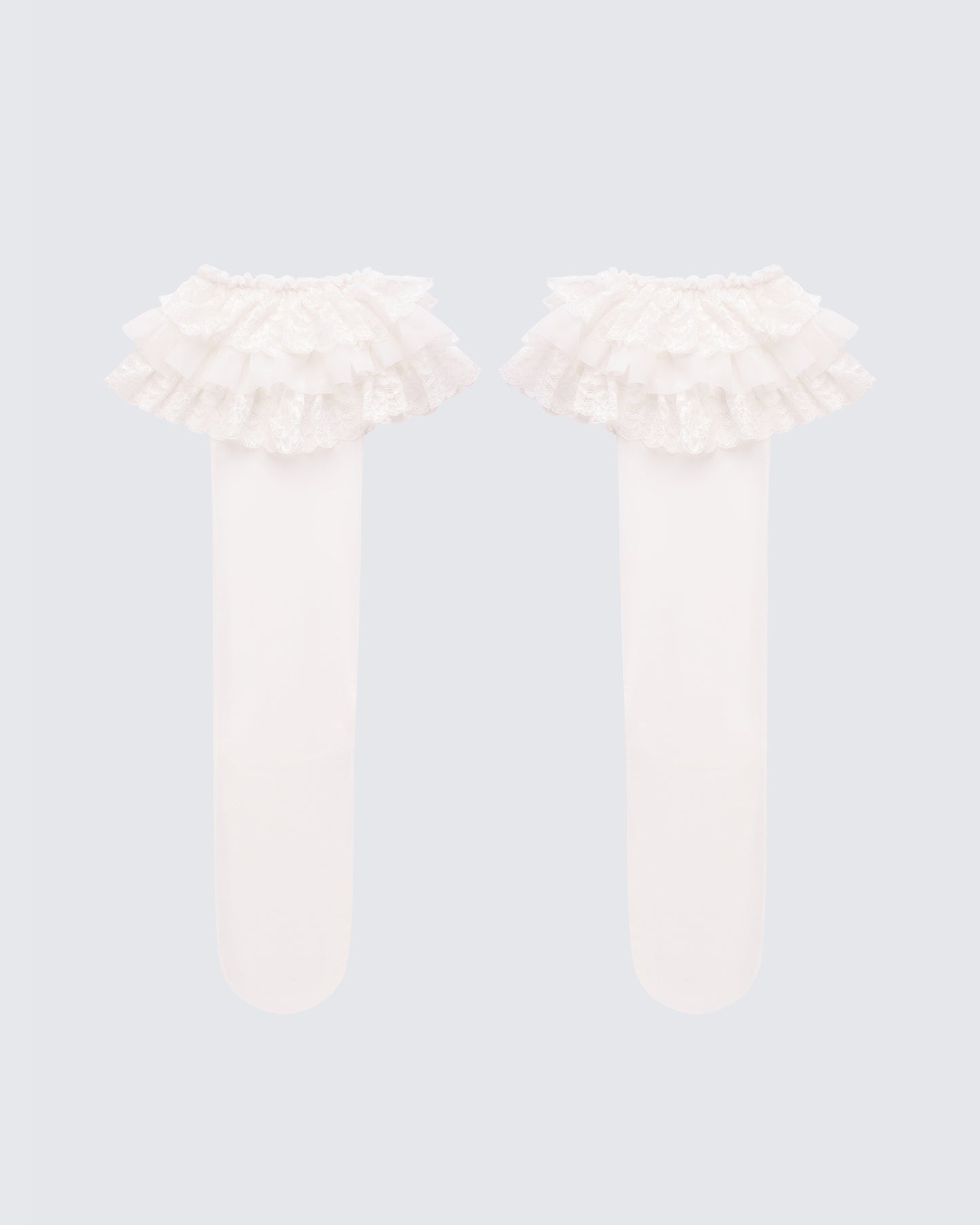 Women's white accessories front view – FINESSE