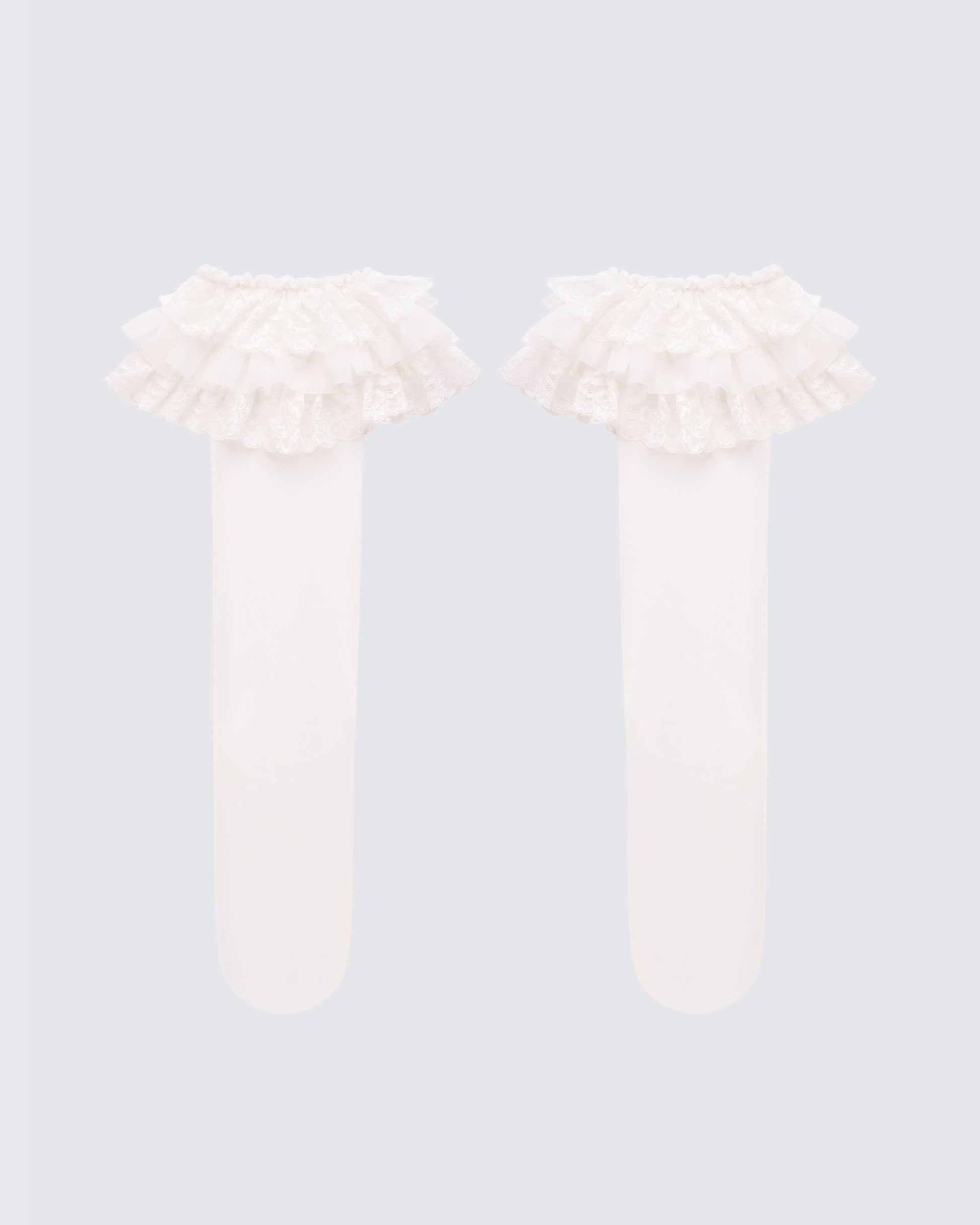 Women's white accessories front view – FINESSE