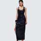 Donatella Black Sequin Maxi Dress