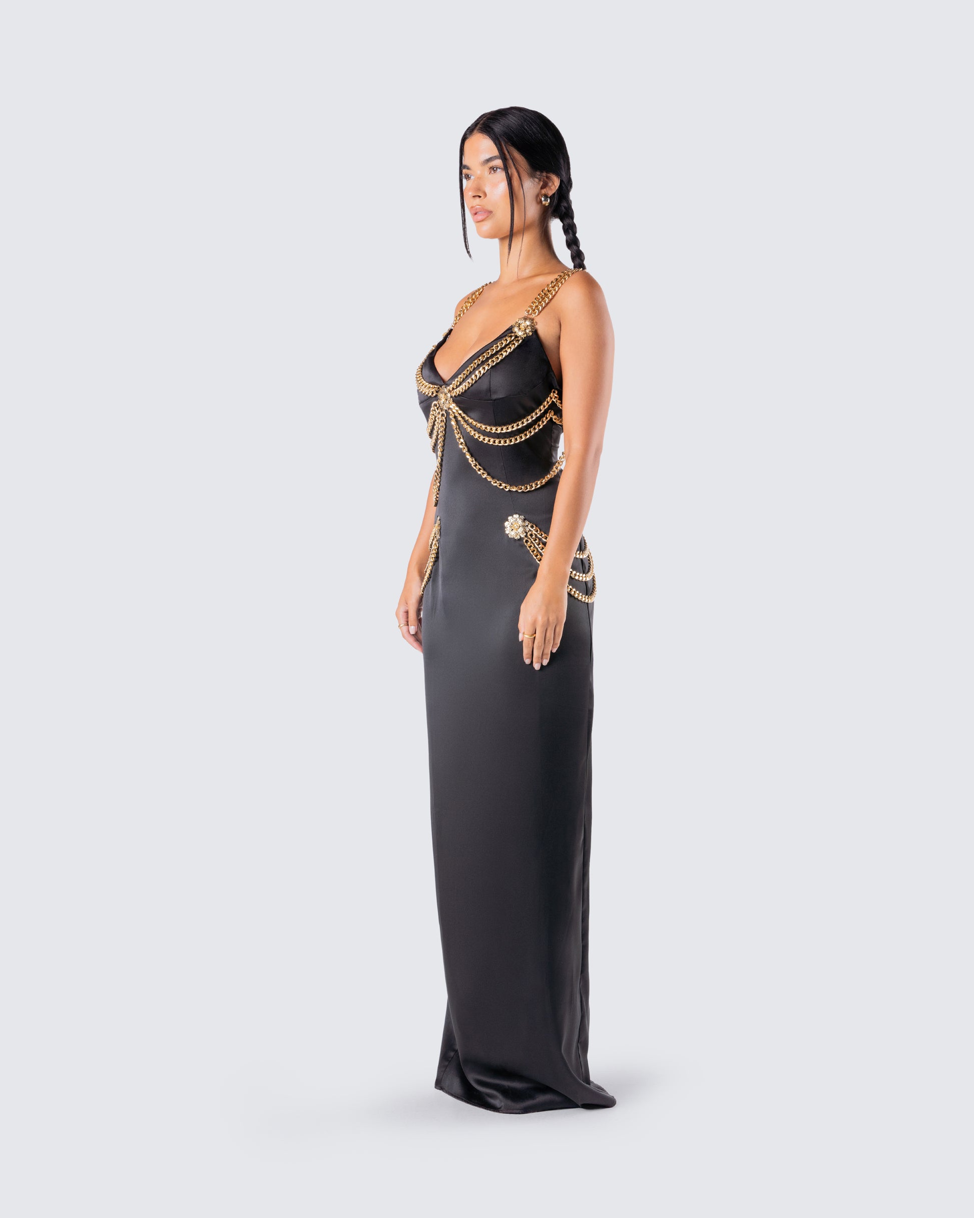 Jocelyn Black Sequin Mini Dress